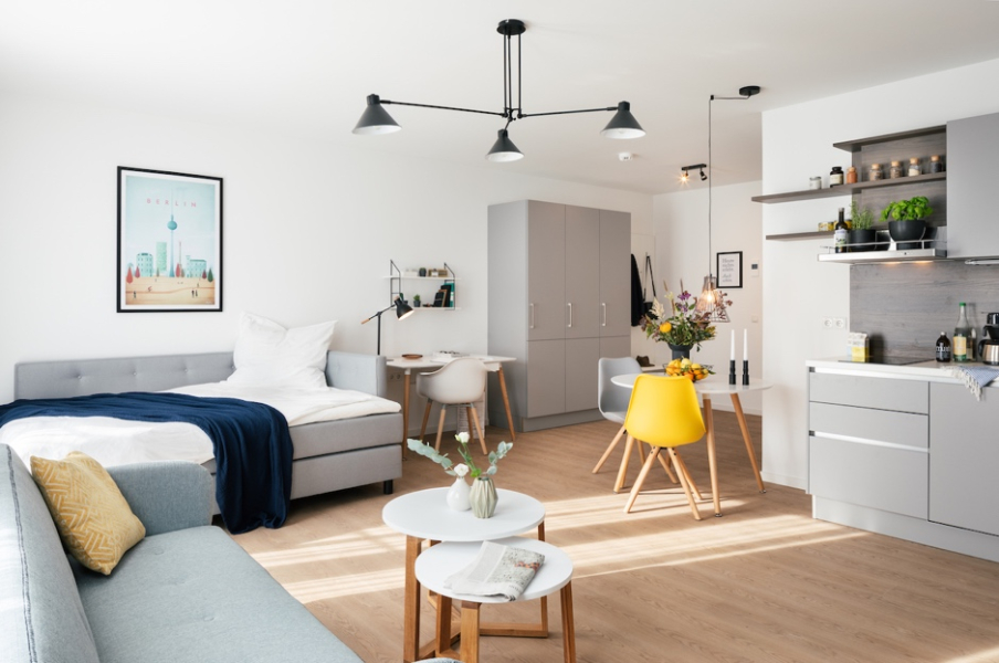 Foto: Pro Urban Mit einer Studentenbude haben die teilweise hochwertig ausgestatteten Apartments oft nicht mehr viel gemein. Viele zielen auf Berufstätige.